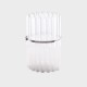 VASE 33 TUBES ARGENTE