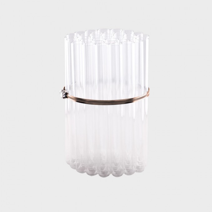 VASE 33 TUBES CUIVRE